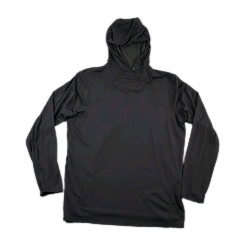 The North Face Shirt Mens XL Black FlashDry Hoodie Long Sleeve Activewear Top